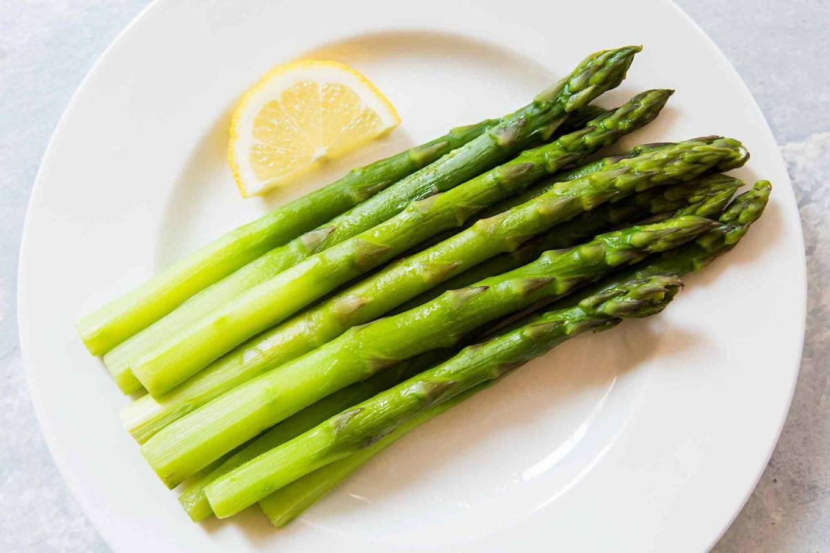 Cuisson des asperges vertes