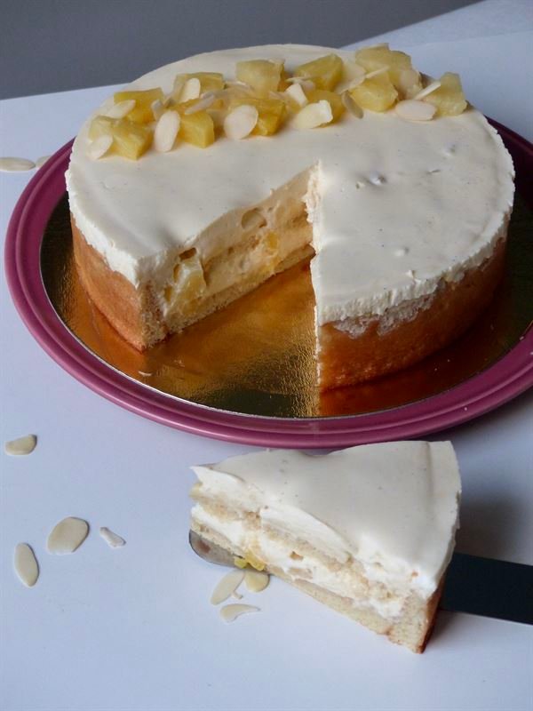 Entremets à l'ananas