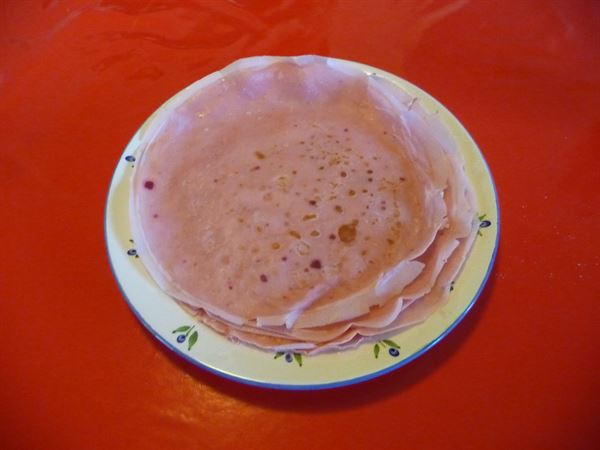 Crêpes roses