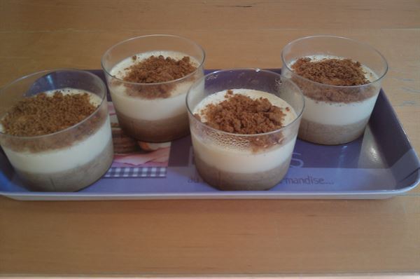 Panacotta aux spéculoos