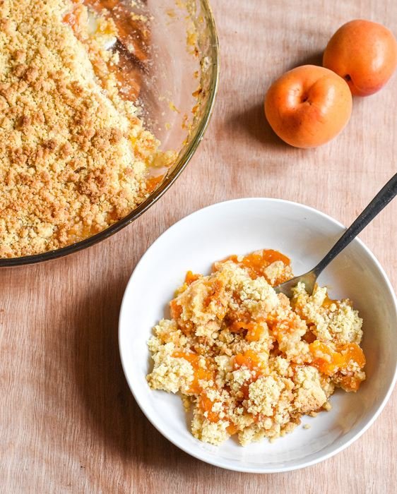 Crumble aux abricots facile