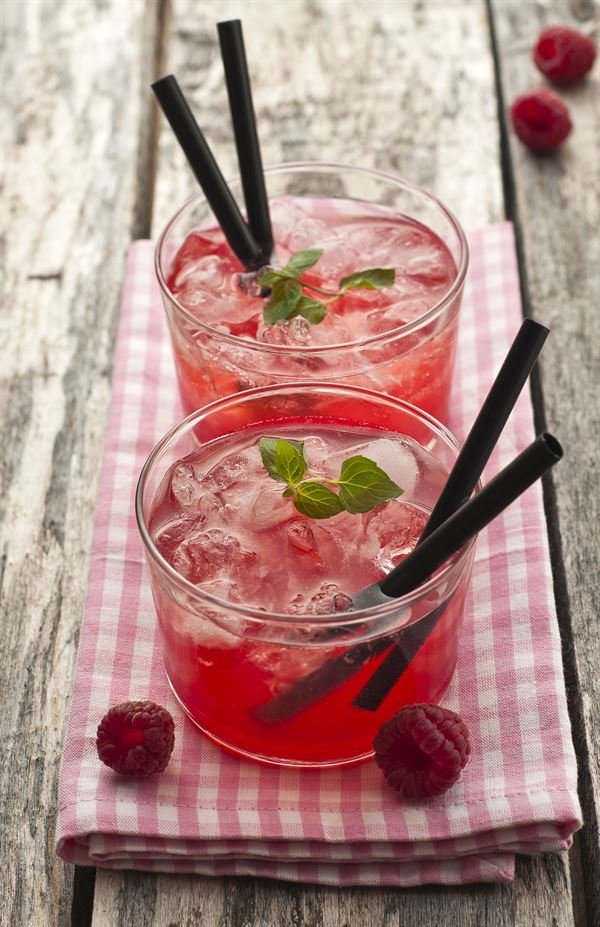 Punch aux framboises