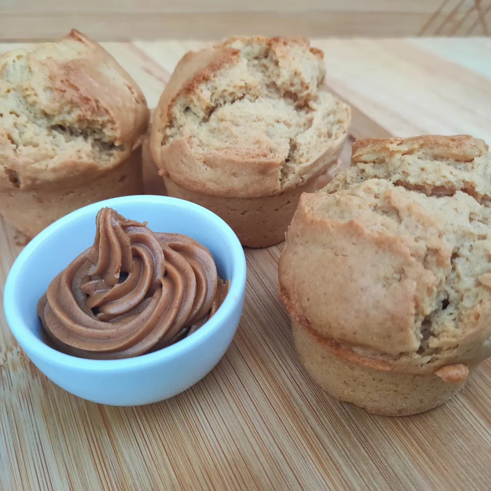 Muffins au beurre de cacahuètes