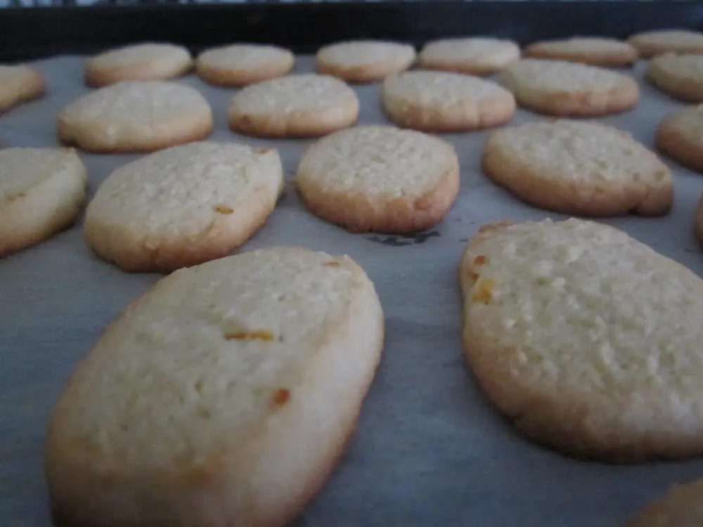 Petits sablés à la bergamote (fraîche)