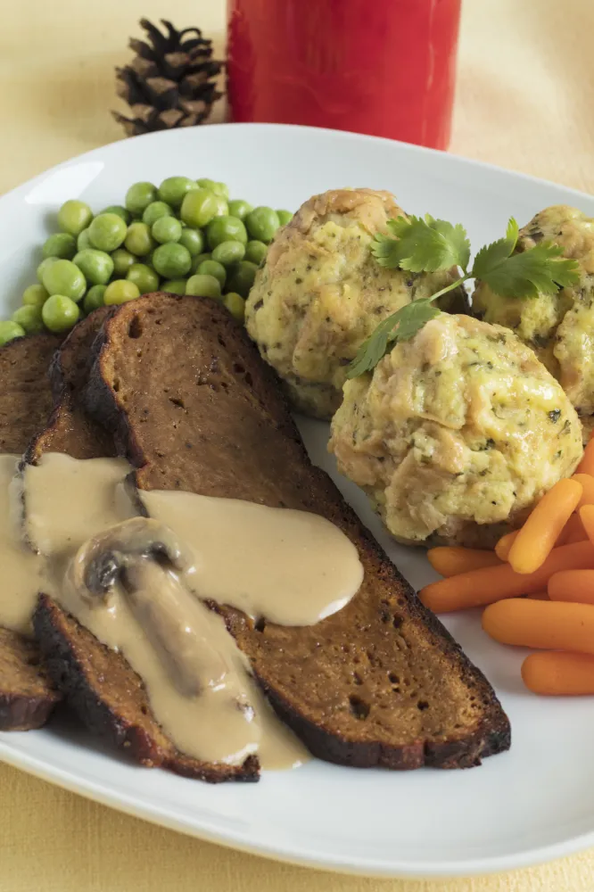 Seitan sauce forestière