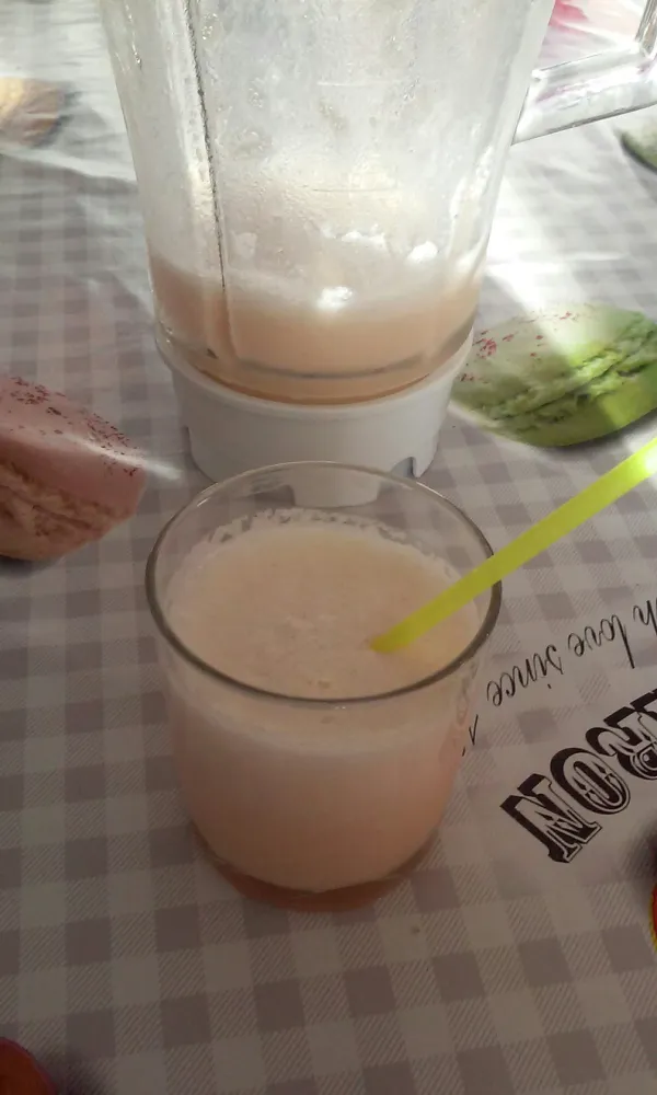 Milk-shake melon et banane