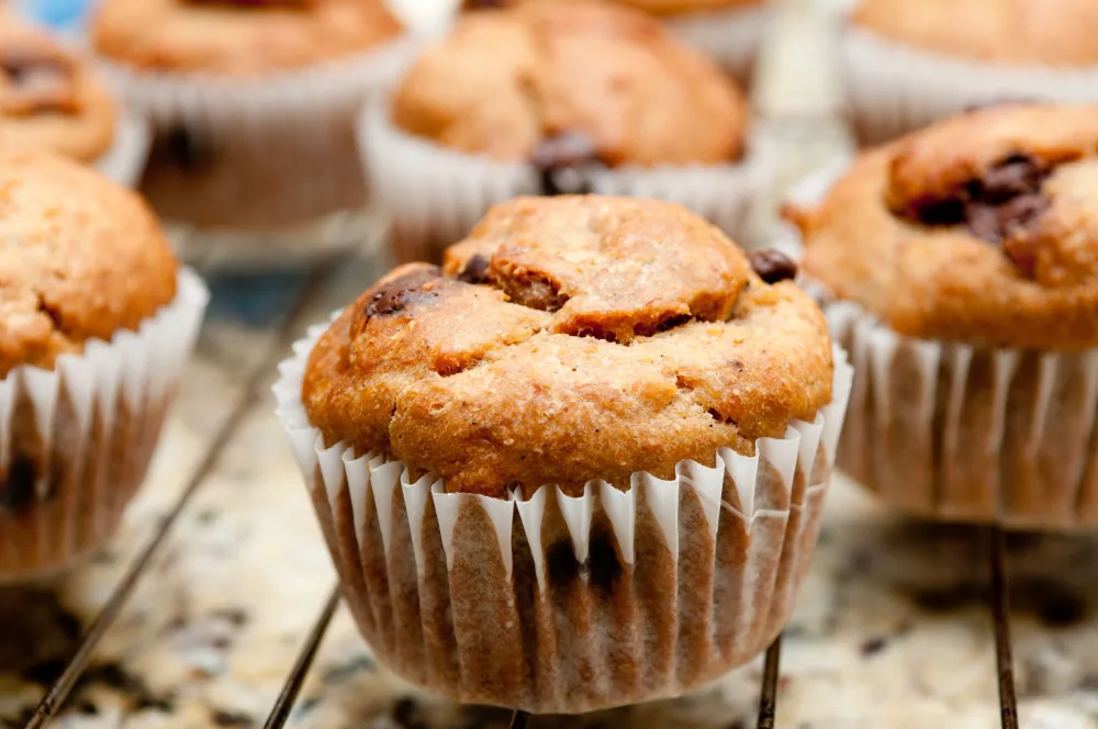 Petits gâteaux noix de coco et pépites de chocolat