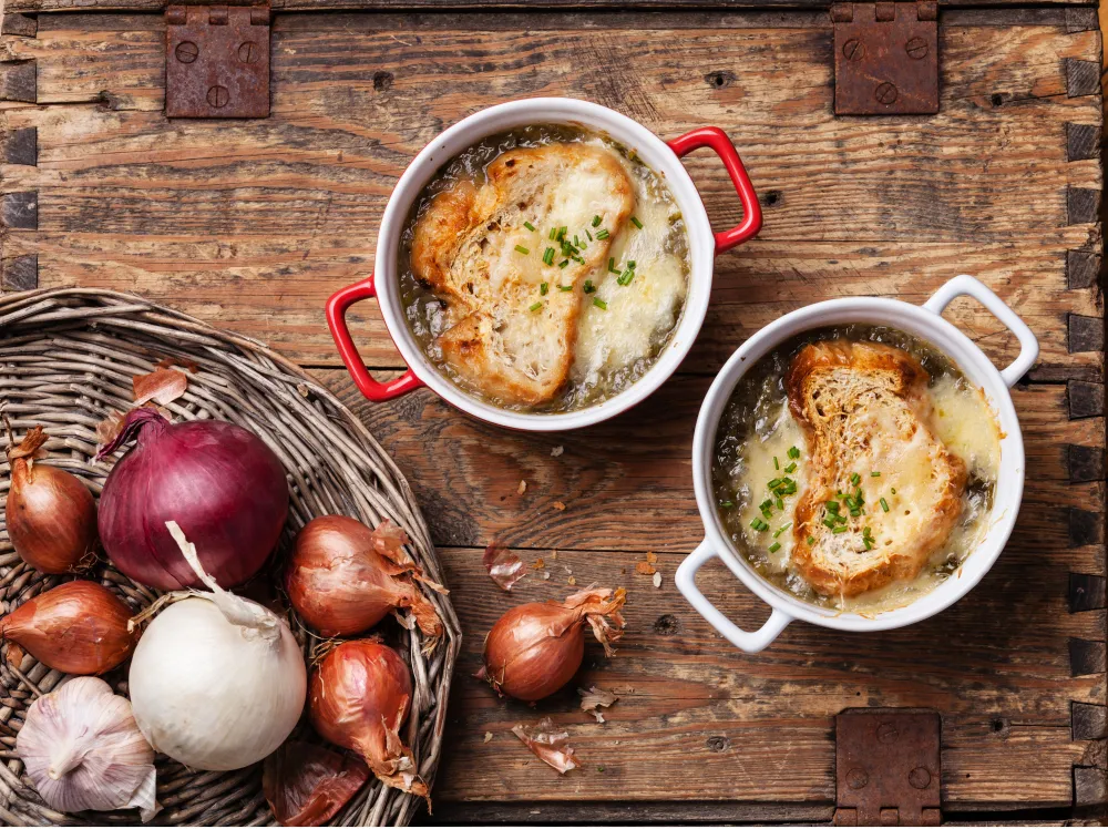 Soupe à loignon au Cooking Chef