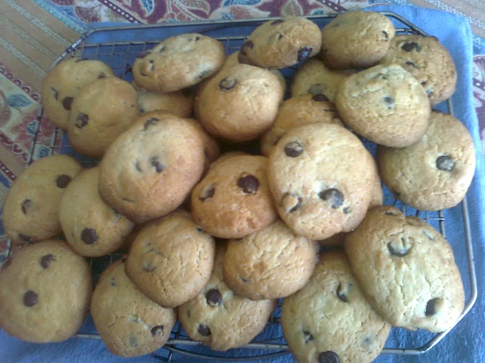 Cookies au beurre de cacahuètes et pépites de chocolat