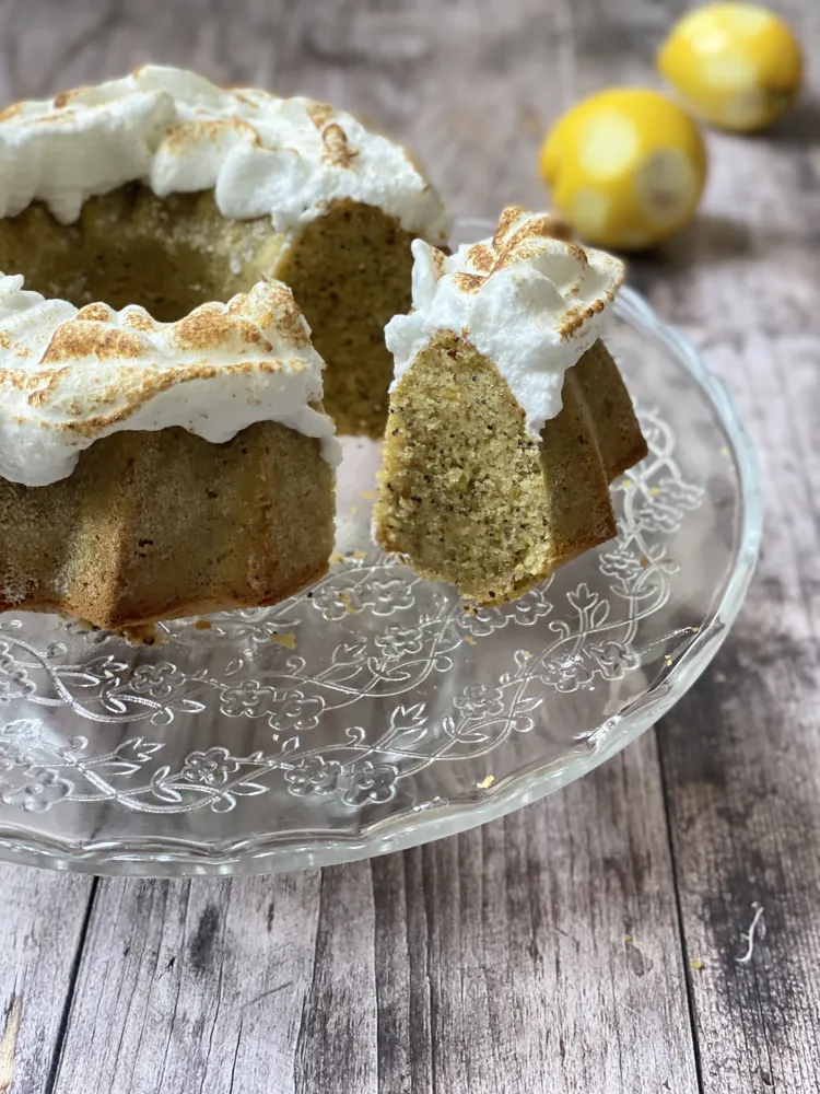 Le Cake citron pavot meringué de Marion