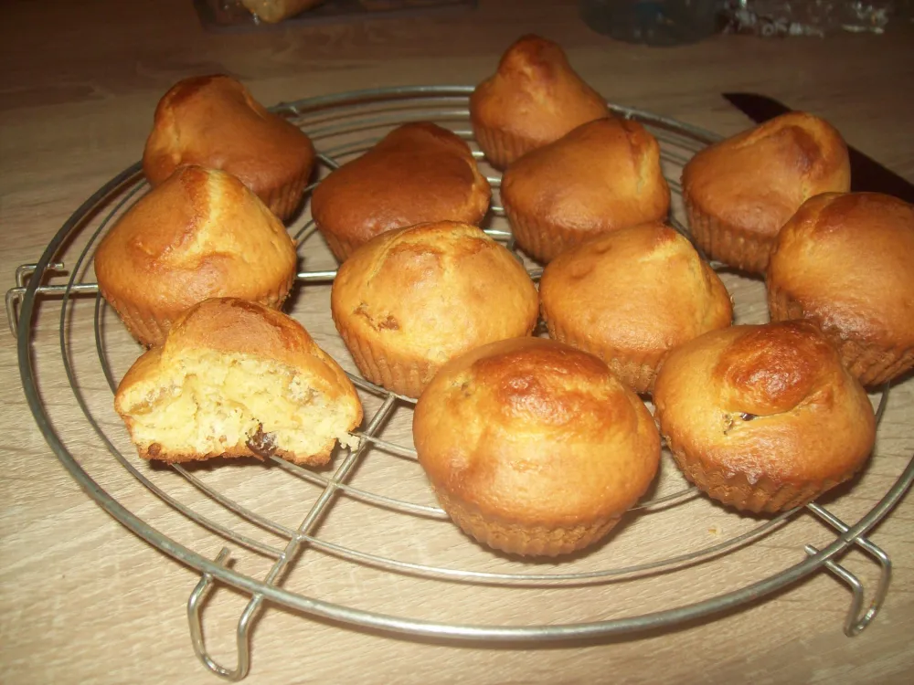 Petits gâteaux moelleux light aux raisins