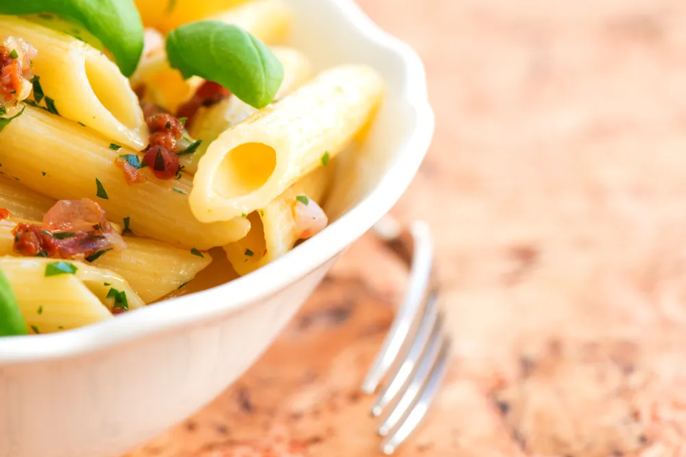 Penne aux tomates séchées