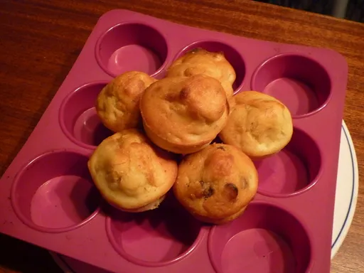 Muffins moelleux banane et orange, sans matière grasse