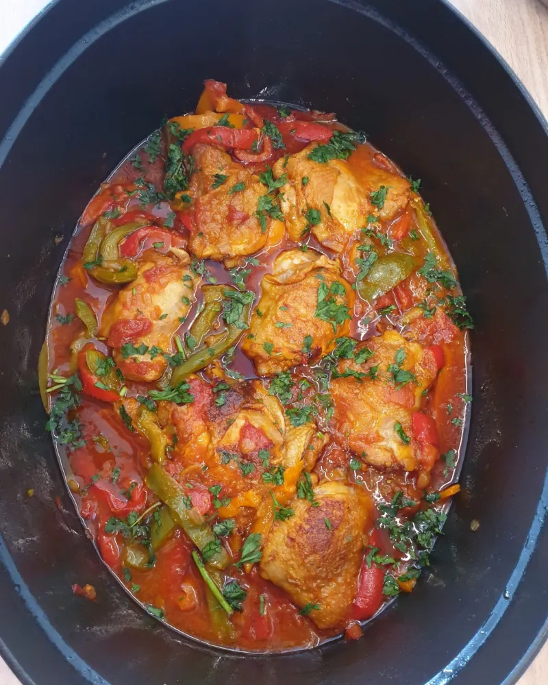 Poulet basquaise express