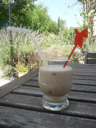 Milshake aux prunes et à la banane