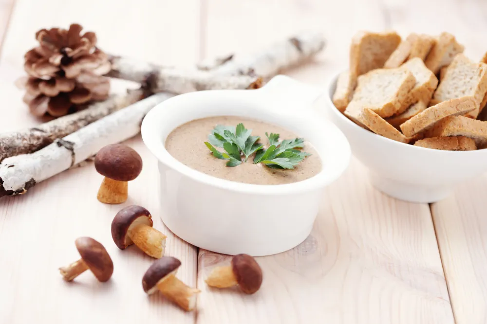 Pâté léger aux champignons