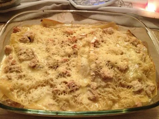 Lasagnes dinde ou poulet et camembert