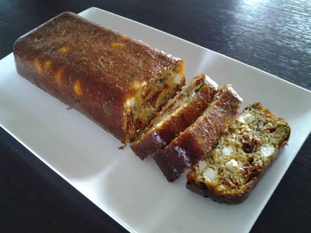 Cake tomates séchées et feta