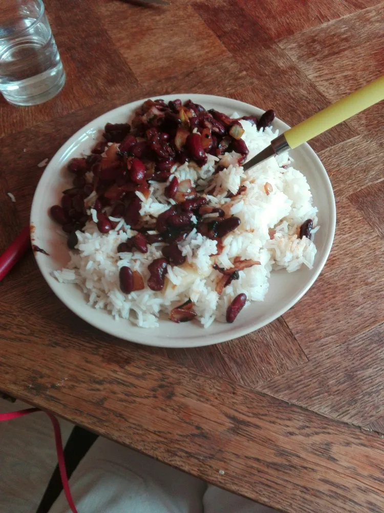 Riz au chorizo et haricots rouges