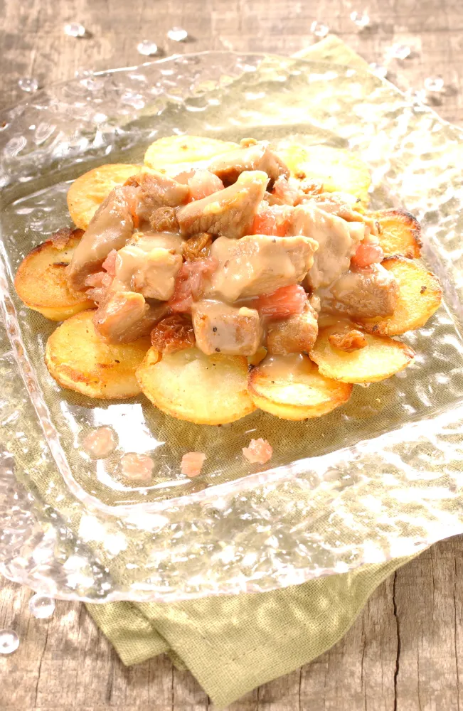 Sauté de veau au pamplemousse