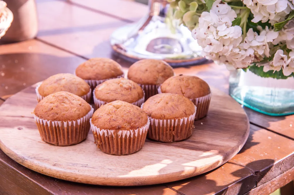 Muffins banane / crème de marrons