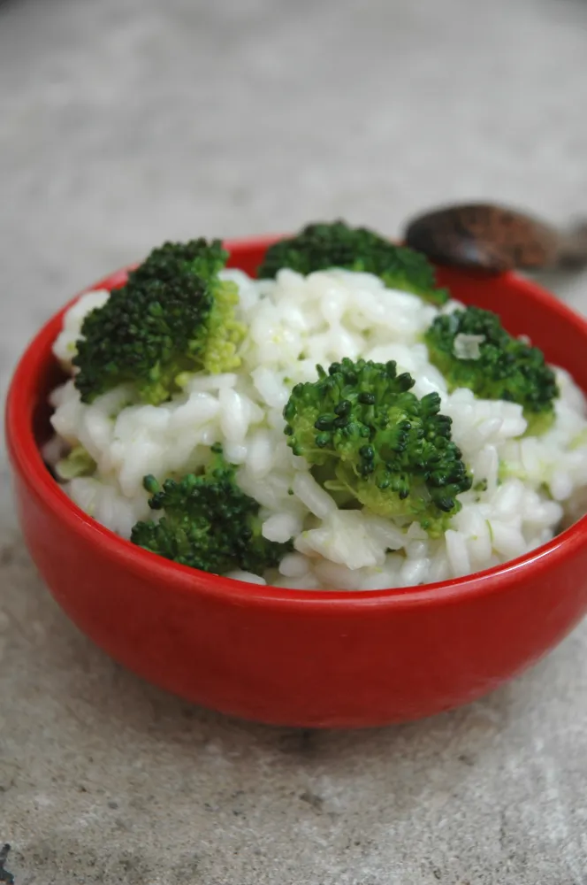 Risotto courgettes et brocolis