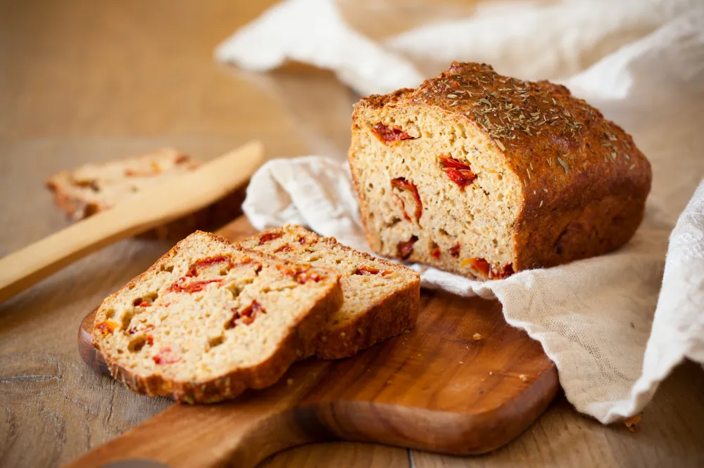 Gâteau aux tomates confites et mozzarella au Cooking Chef