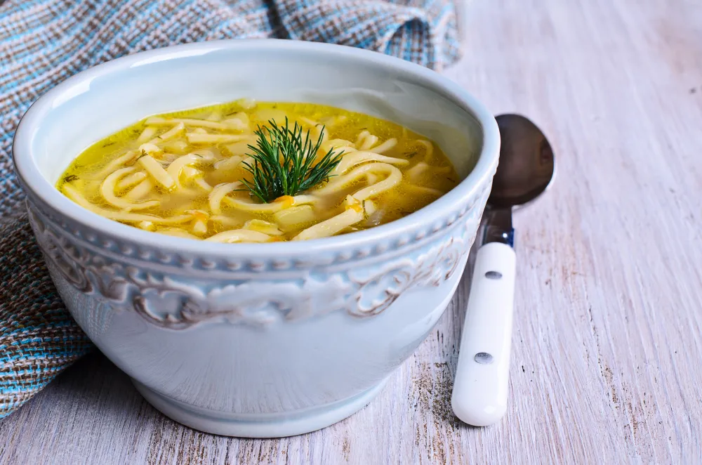 Soupe de vermicelles au curry