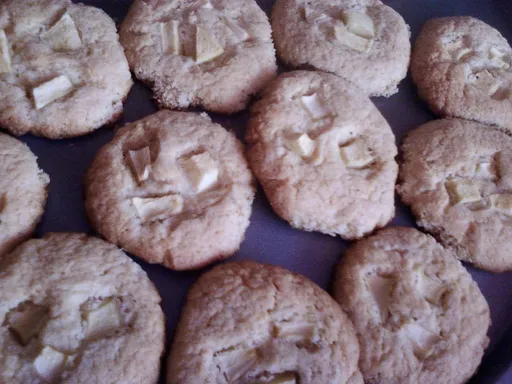 Cookies aux pommes, cannelle et miel