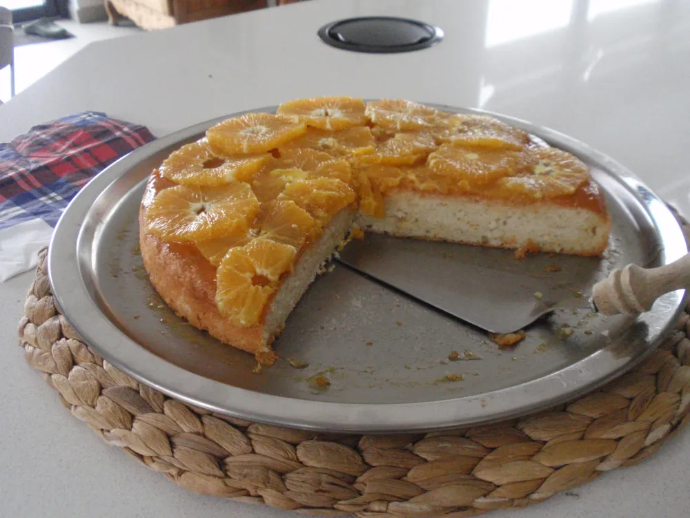 gâteau à lorange aux blancs doeuf