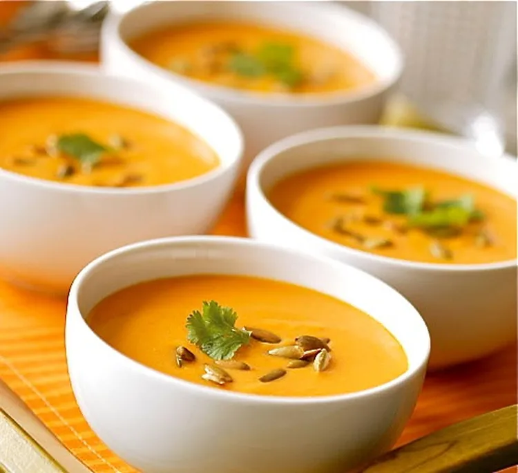 Soupe carottes curry kiri