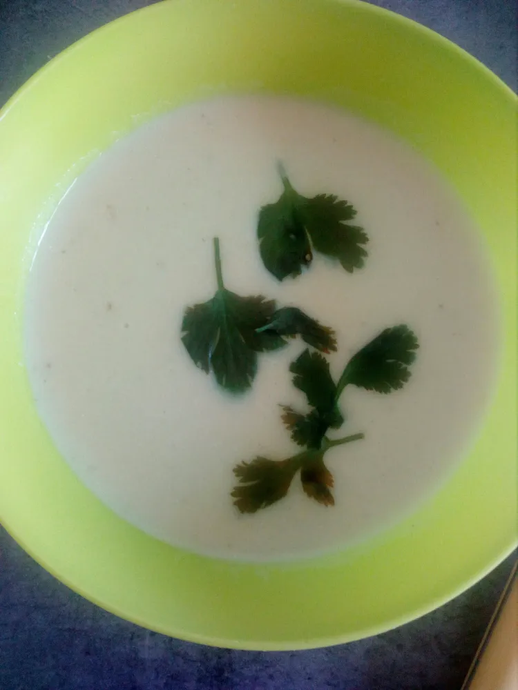 Potage normand au camembert