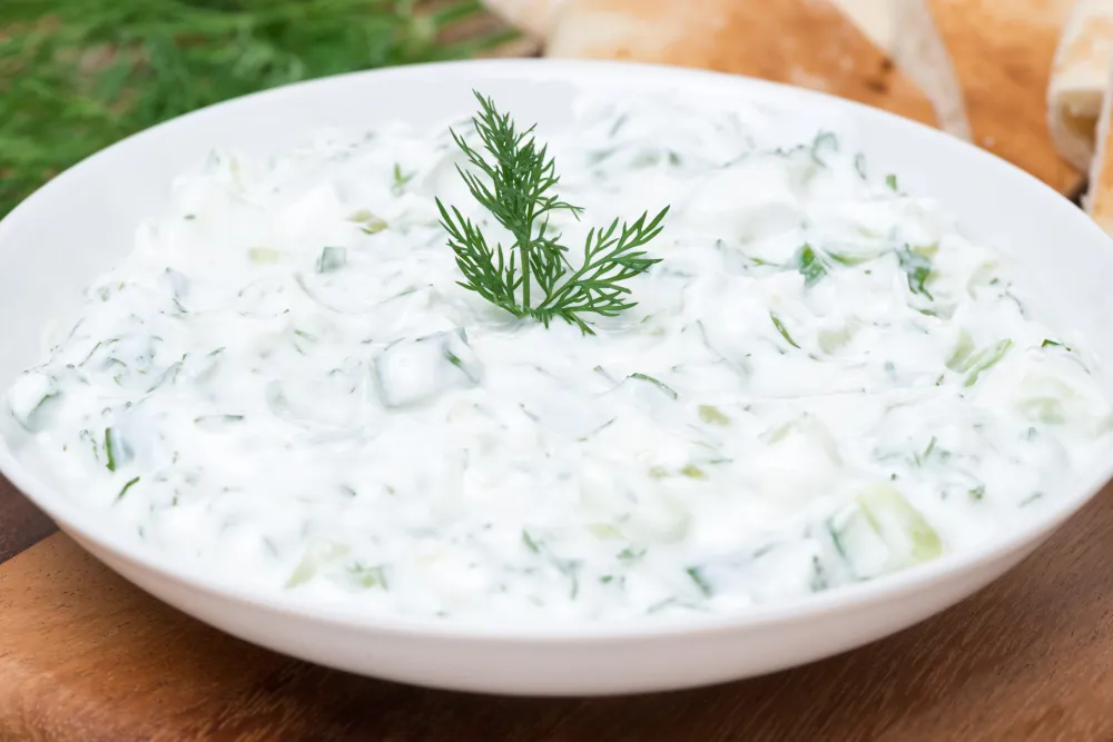 Tzatziki de courgettes