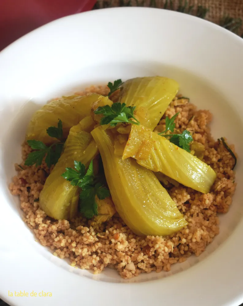 Tajine de poulet au fenouil