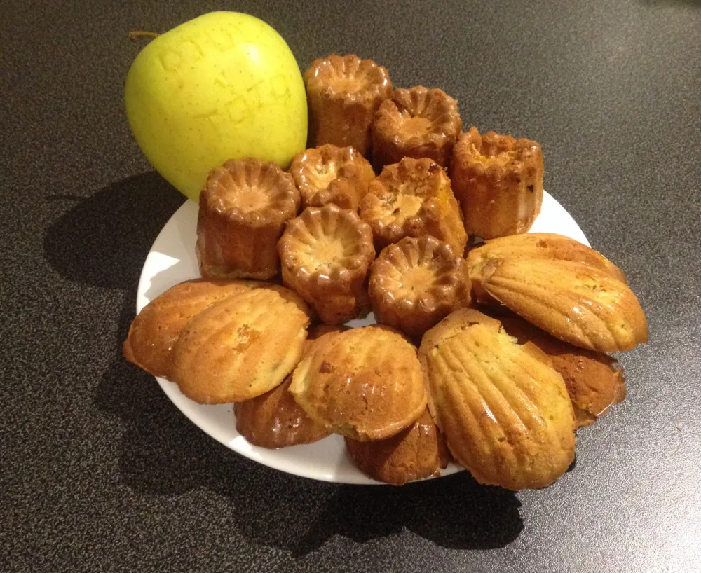 madeleines fruitées