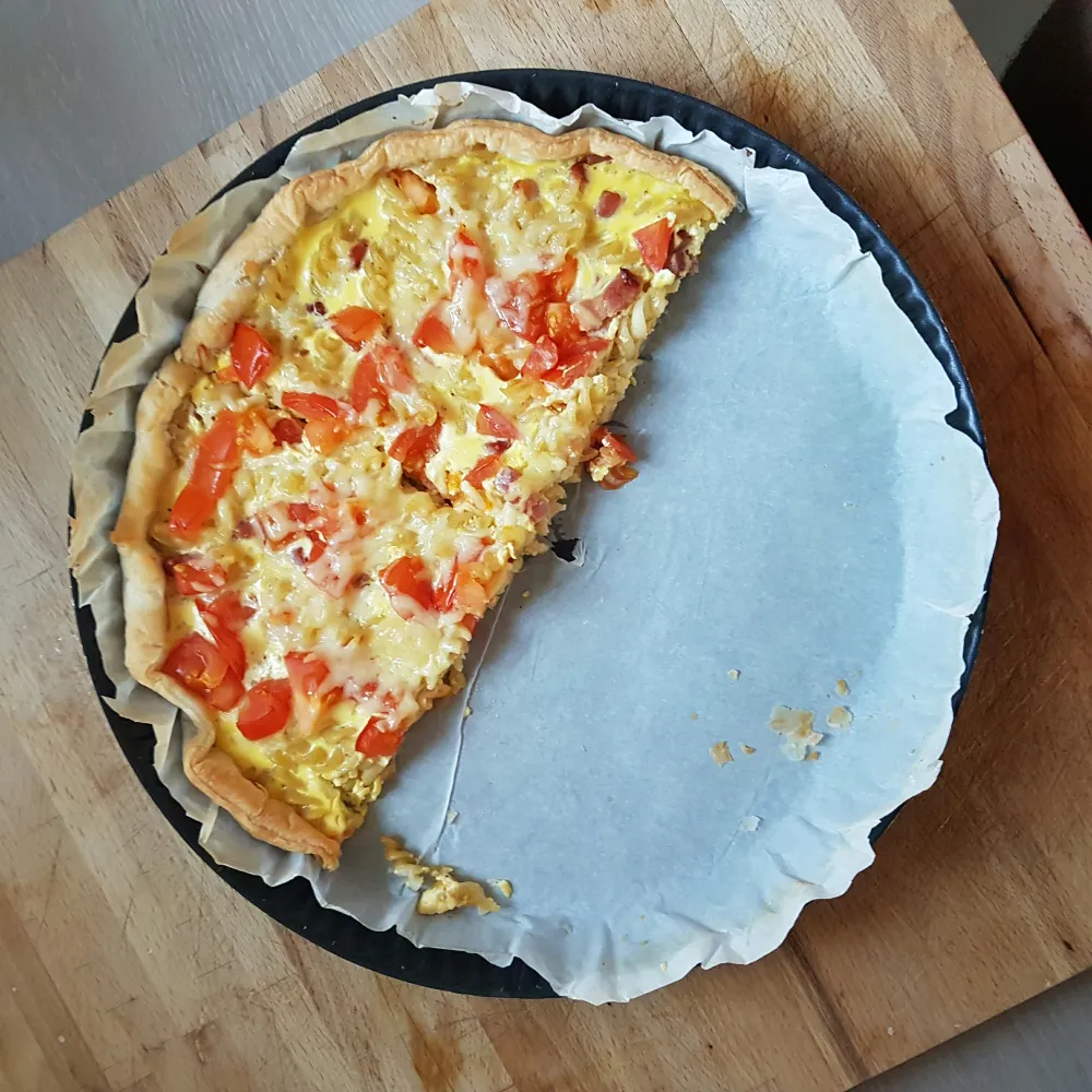 Quiche aux pâtes