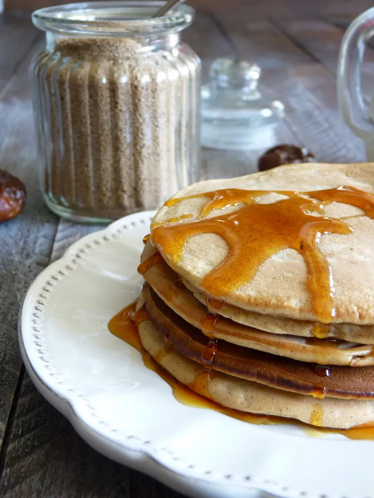 Pancakes aux noisettes et aux figues