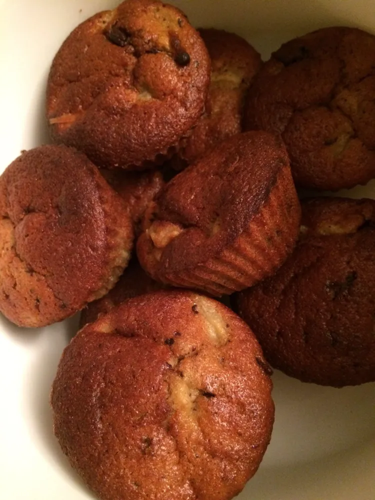 Muffins bananes et poires