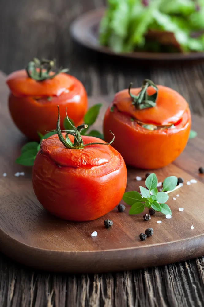 Tomates farcies au jambon