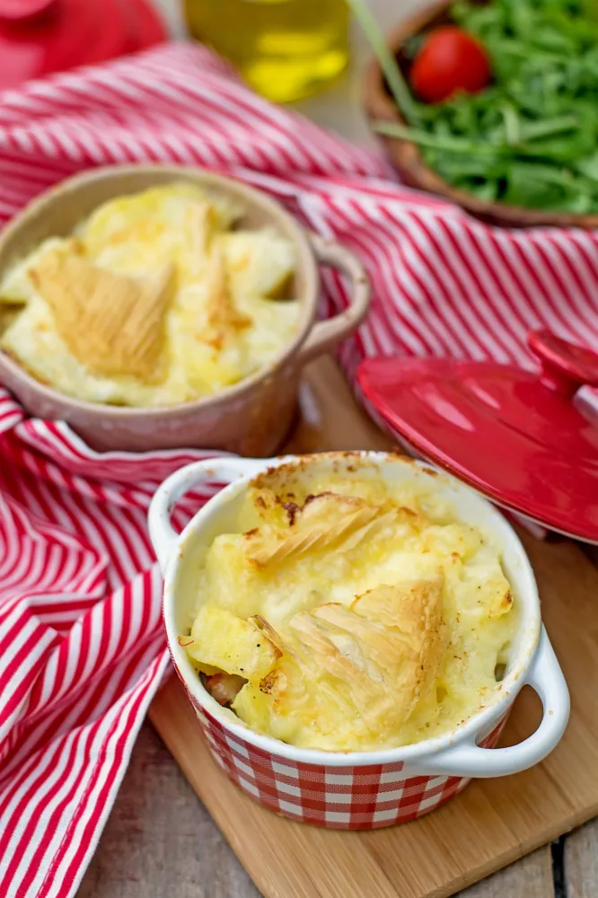 Tartiflette aux courgettes