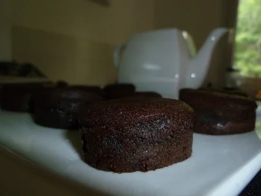 Mini fondants chocolat framboise