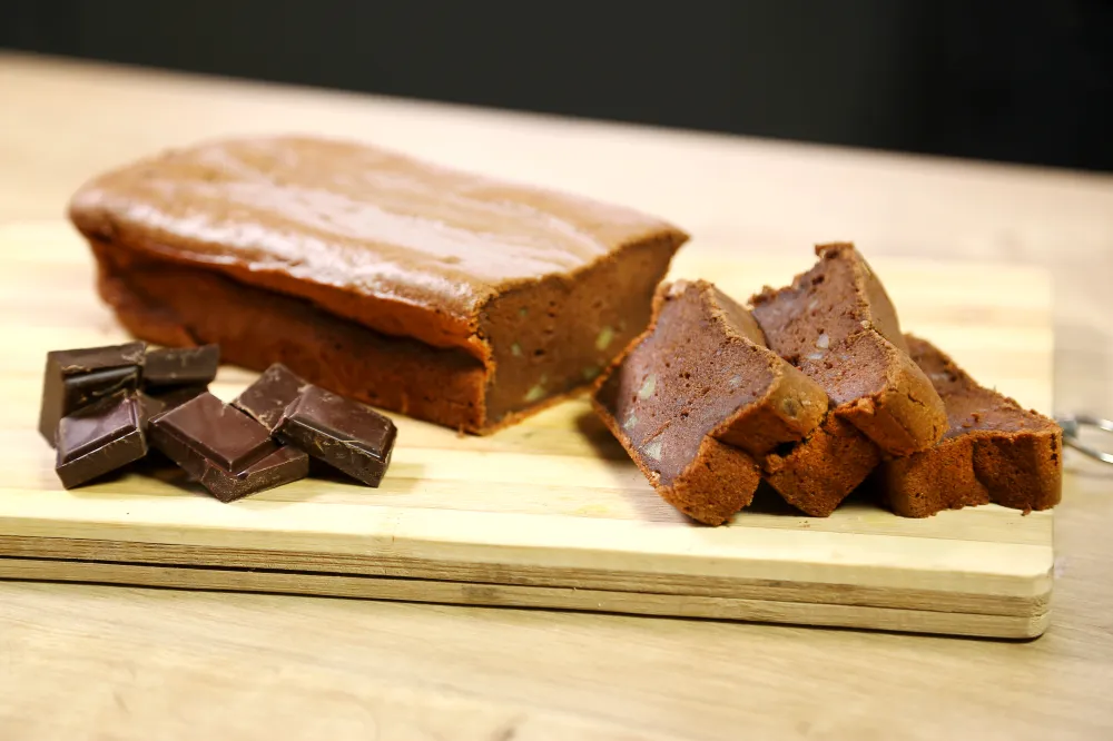 Gâteau au chocolat et pommes de terre