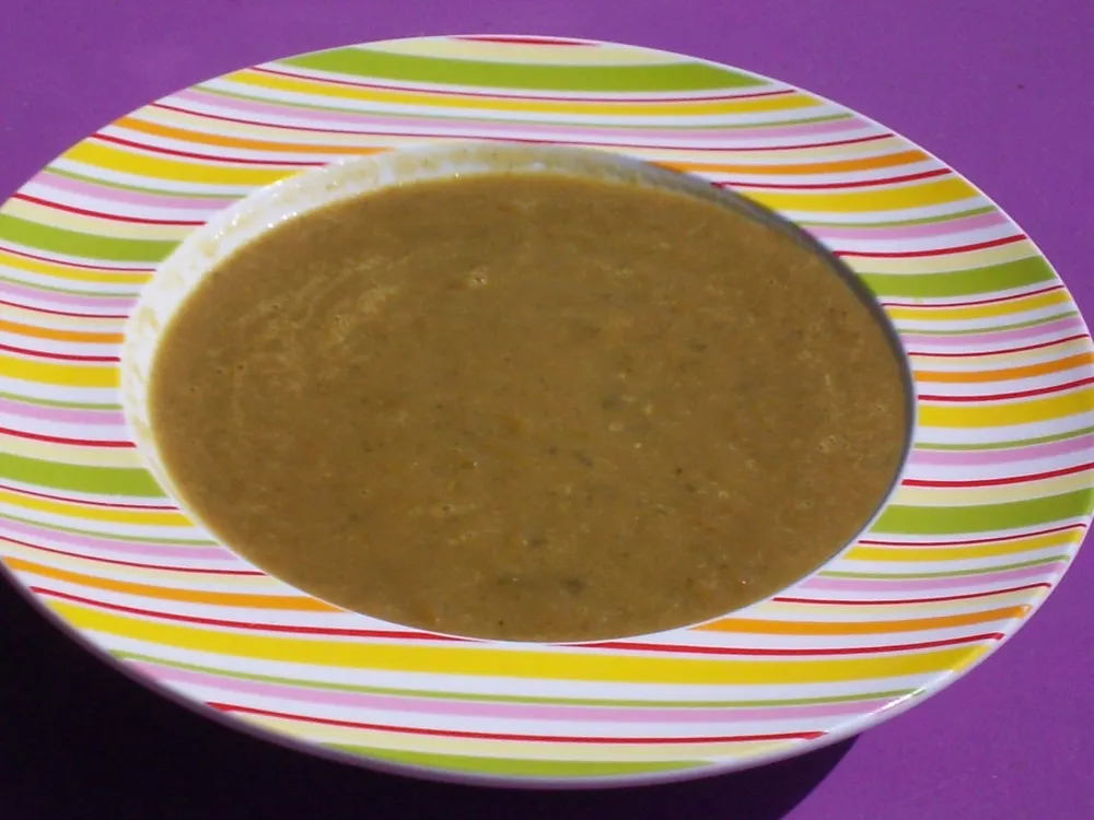 Soupe aubergine et potiron