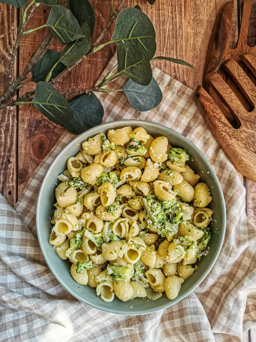 Pâtes au brocoli & fromage frais