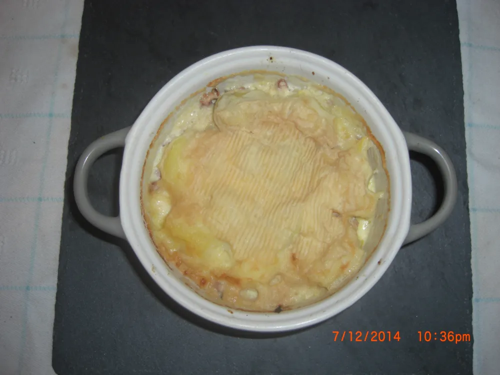 Tartiflette au munster rapide