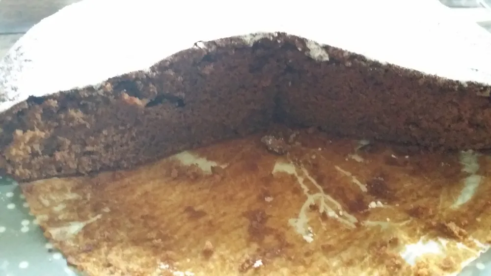 Gâteau chocolat et cannelle léger