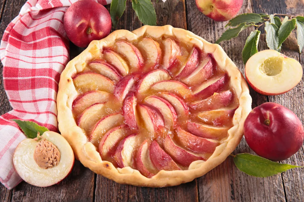 tartelettes aux pêches rapide