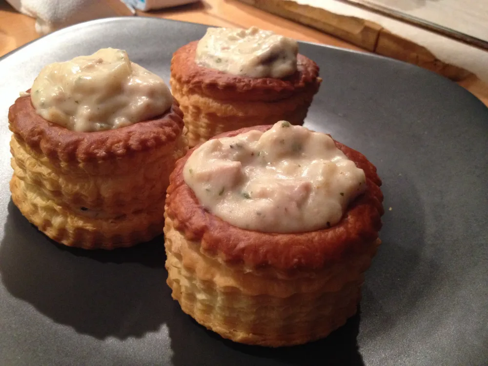 Bouchées à la reine au thon et champignons