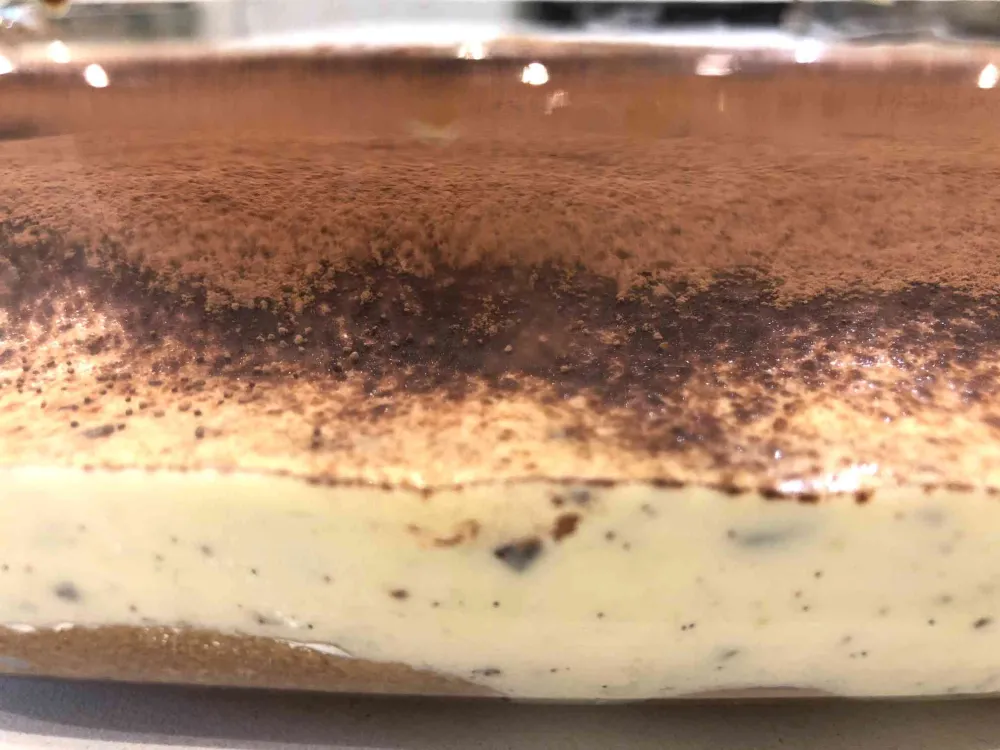 Tiramisu aux pépites de chocolat de Christophe Duhamel