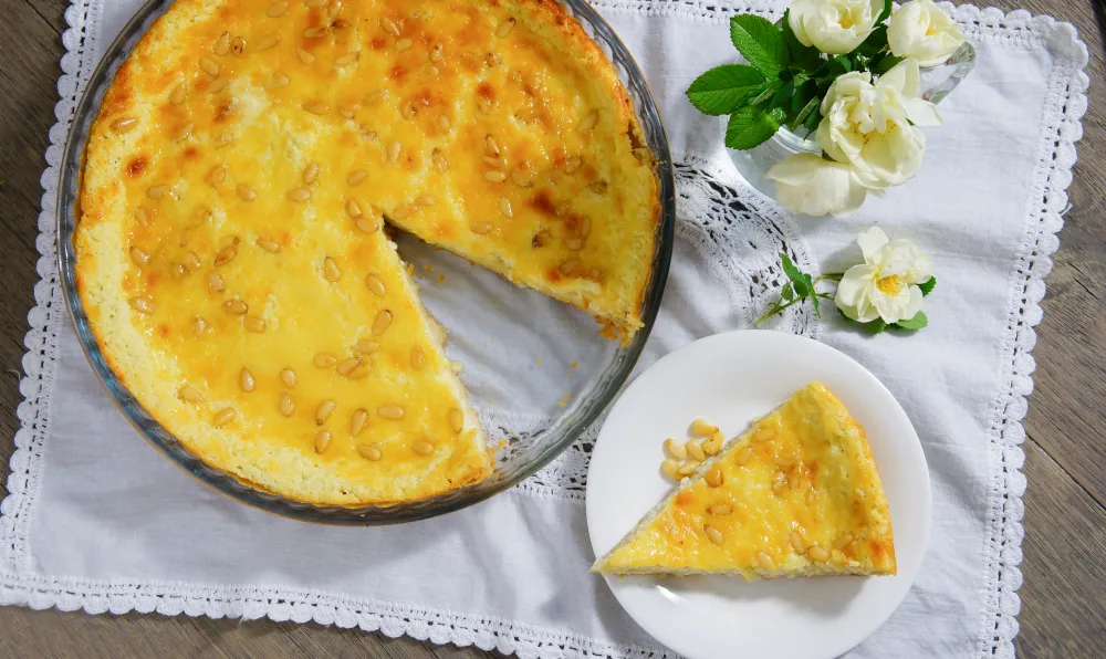 Tarte sablée au fromage blanc